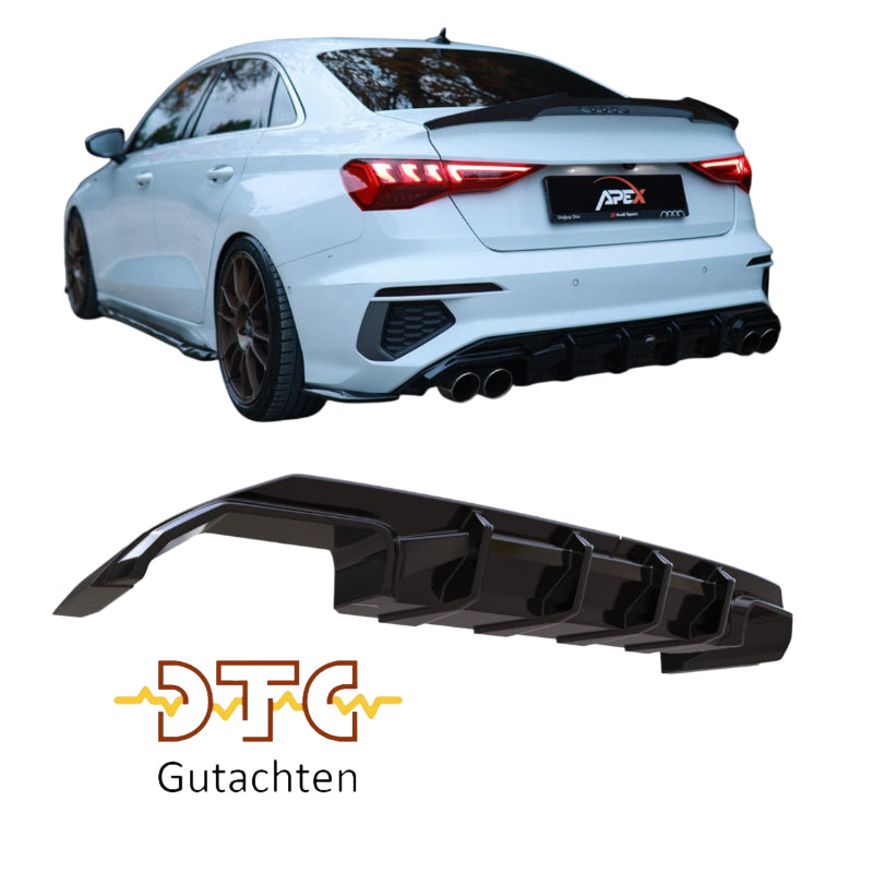 Audi S3 8Y - Heck Diffusor