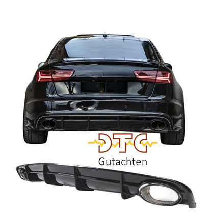 Audi A6 C7 - Heck Diffusor + Auspuffblenden