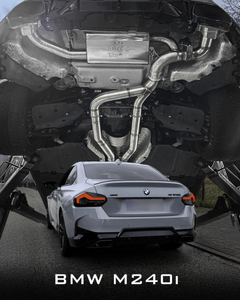 BMW M240i xDrive - EGO-X Duplex Performance Auspuff Anlage ø 89mm