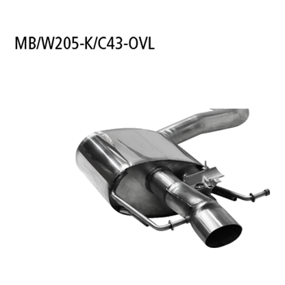 Mercedes C-Klasse - Bastuck Duplex Performance Auspuff Anlage ab OPF V.4 - Bild 4