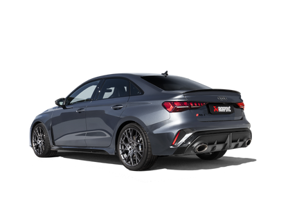 AUDI RS3 LIMOUSINE - AKRAPOVIC DUPLEX SPORTAUSPUFF ANLAGE AB OPF