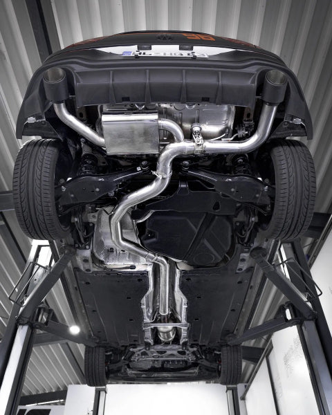 VW Golf 8 GTI - EGO-X Duplex Performance Auspuff Anlage ab OPF ø 89mm