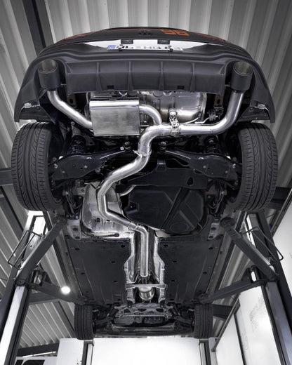 VW Golf 8 GTI - EGO-X Duplex Performance Auspuff Anlage ab OPF ø 89mm