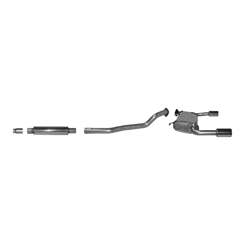 Suzuki Swift Sport (Mz/Ez) - Bastuck Duplex Performance Auspuff Anlage ab Kat - Bild 1