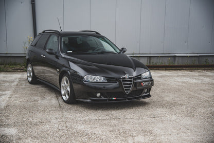 ALFA ROMEO 156 Facelift Frontspoiler Schwarz Glanz Maxton Design 