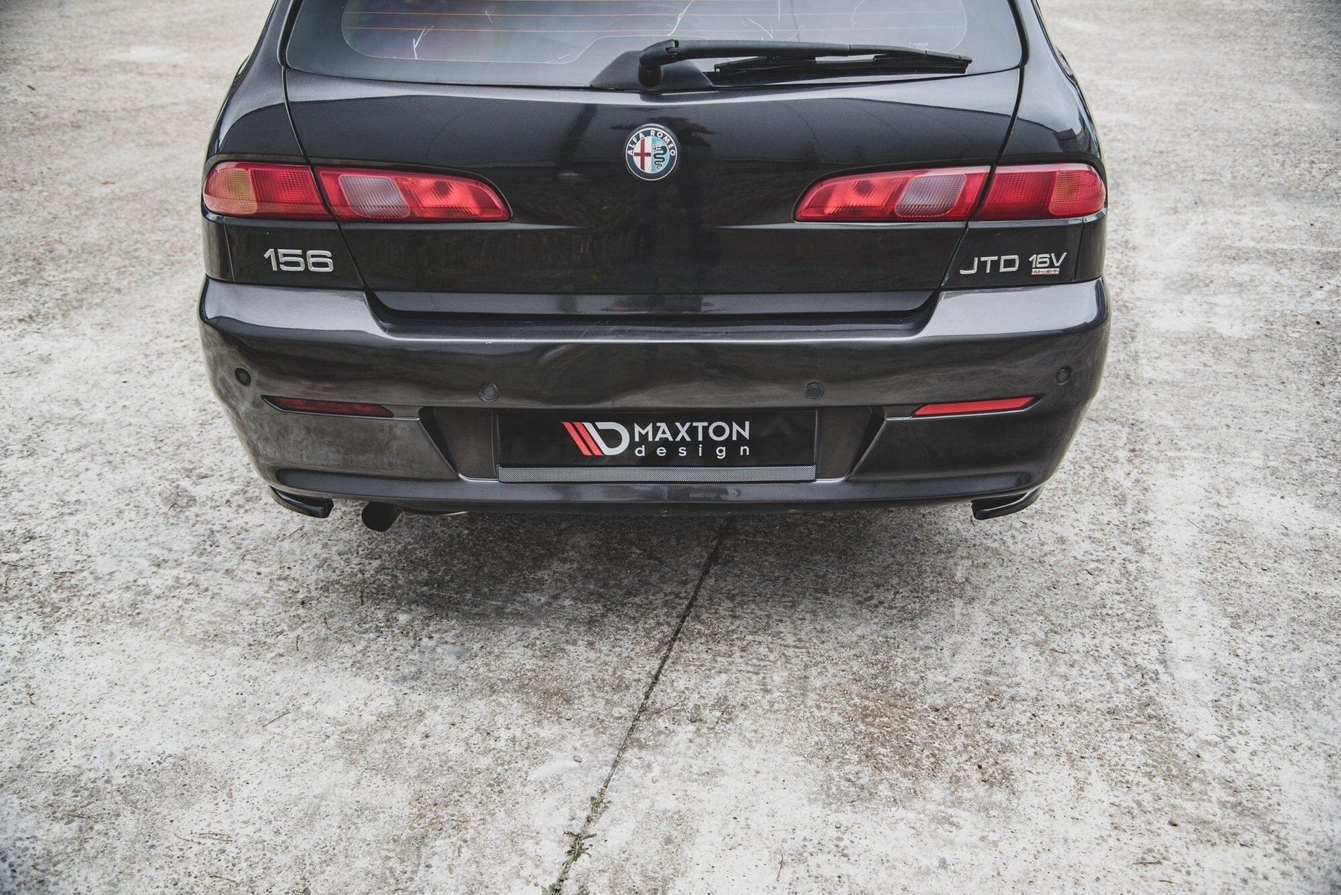 ALFA ROMEO 156 Facelift Heck Seiten Flaps Maxton Design 