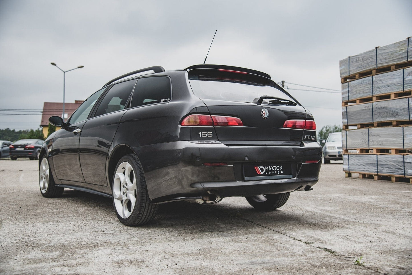 ALFA ROMEO 156 Facelift Heck Seiten Flaps Maxton Design 