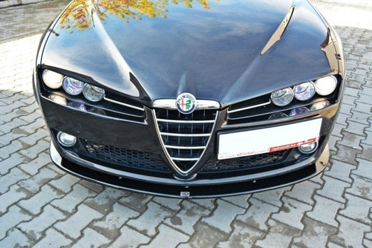ALFA ROMEO 159 Frontspoiler V.2 Schwarz Glanz Maxton Design 