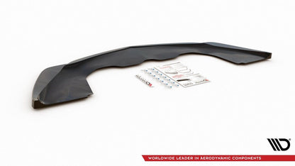 ALFA ROMEO 4C Frontspoiler Schwarz Glanz Maxton Design 