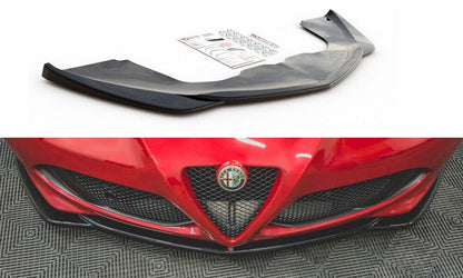 ALFA ROMEO 4C Frontspoiler Schwarz Glanz Maxton Design 