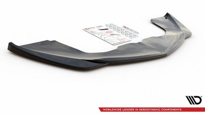 ALFA ROMEO 4C Frontspoiler Schwarz Glanz Maxton Design 