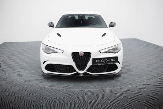 Alfa Romeo Giulia Quadrifoglio Frontspoiler Maxton Design 