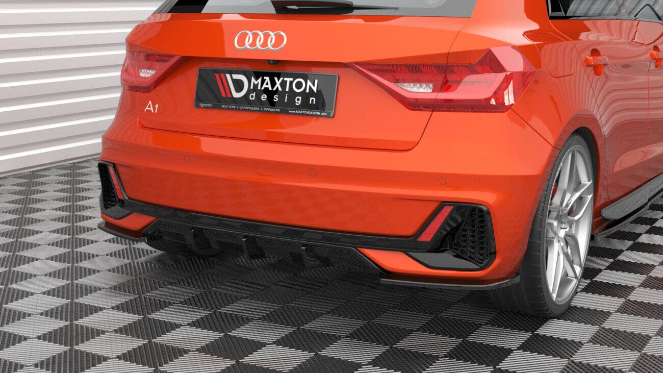 Audi A1 GB S-Line Heck Ansatz Flaps V.2 Maxton Design 