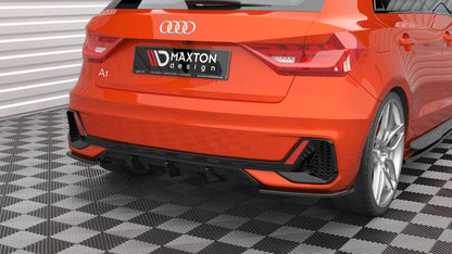 Audi A1 GB S-Line Heck Ansatz Flaps V.2 Maxton Design 