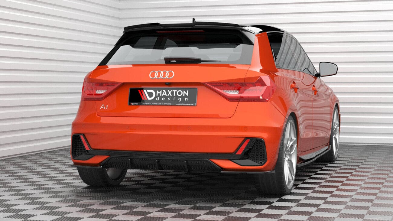 Audi A1 GB S-Line Heck Diffusor Ansatz Maxton Design 