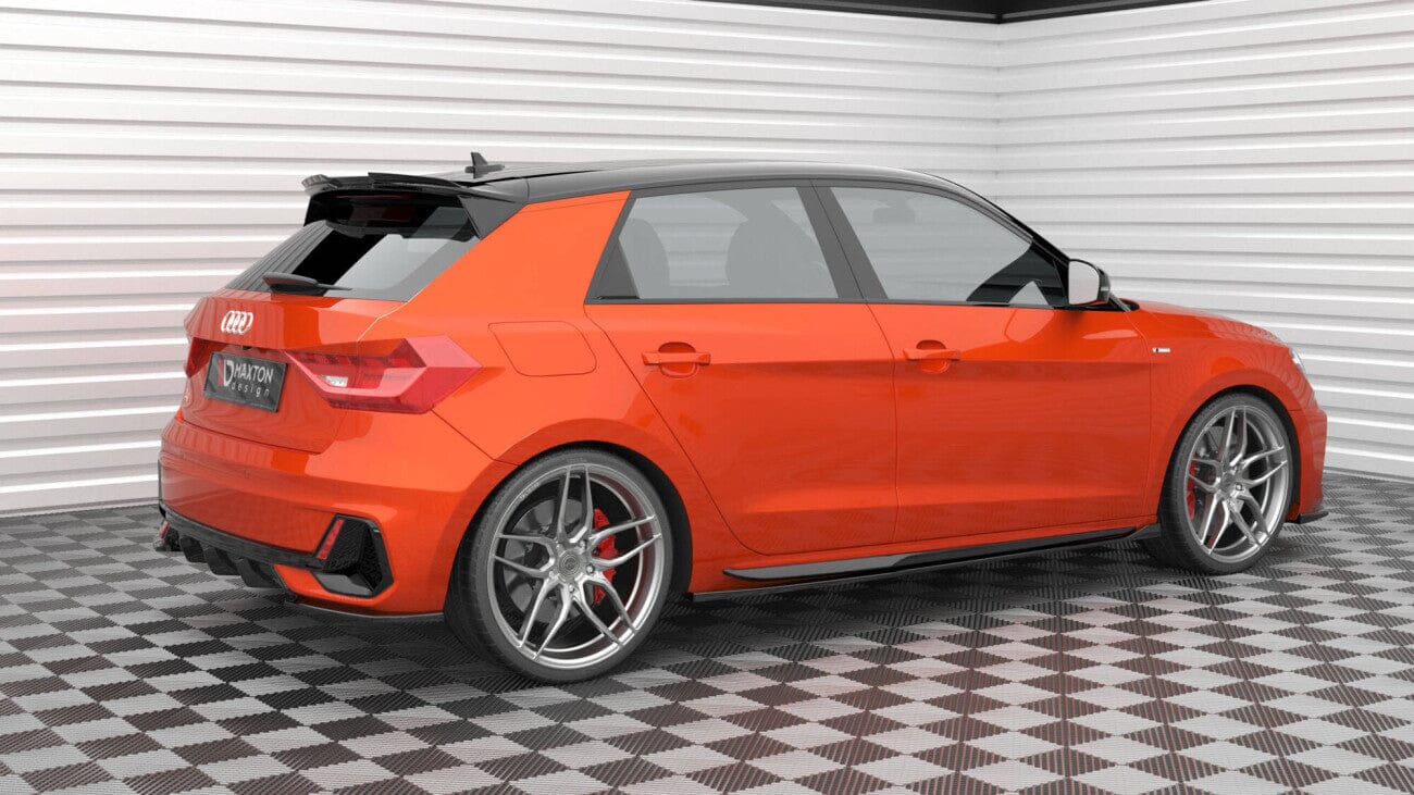 Audi A1 GB S-Line Heck Diffusor Ansatz Maxton Design 