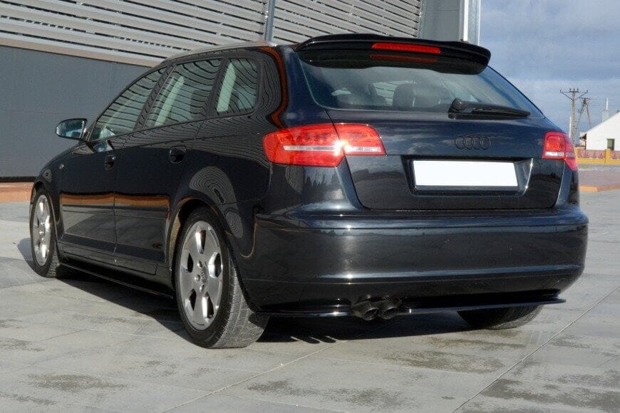 Audi A3 8P Sportback Facelift Heck Diffusor Ansatz Maxton Design 