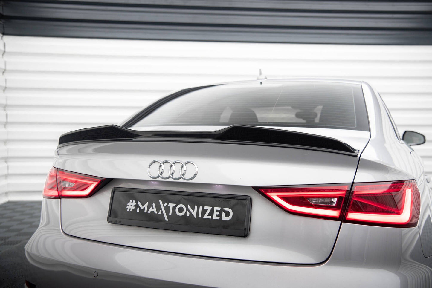 Audi A3 8V Facelift Limousine 3D Heck Spoiler Maxton Design 