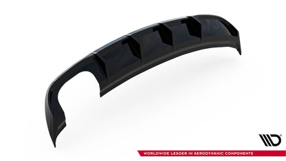 Audi A3 8V Facelift Limousine Diffusor (Doppelauspuff Links) Maxton Design 