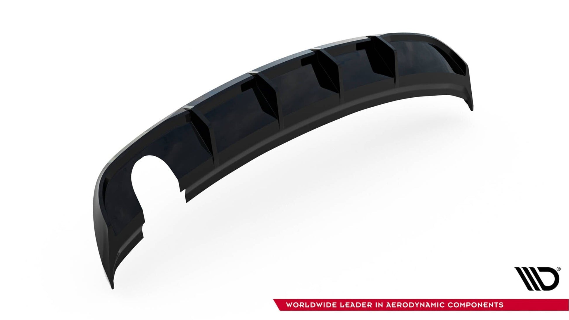 Audi A3 8V Facelift Limousine Diffusor (Einzelauspuff Links) Maxton Design 