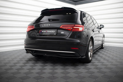 Audi A3 8V Facelift Sportback Heck Ansatz Flaps Maxton Design 