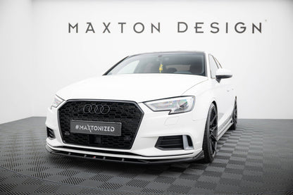 Audi A3 8V Limousine Facelift Frontspoiler - Frontlippe Maxton Design 