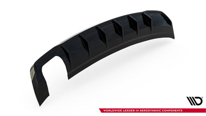 Audi A3 8V Limousine Vorfacelift Heck Diffusor Ansatz (Doppelauspuff links) Maxton Design 