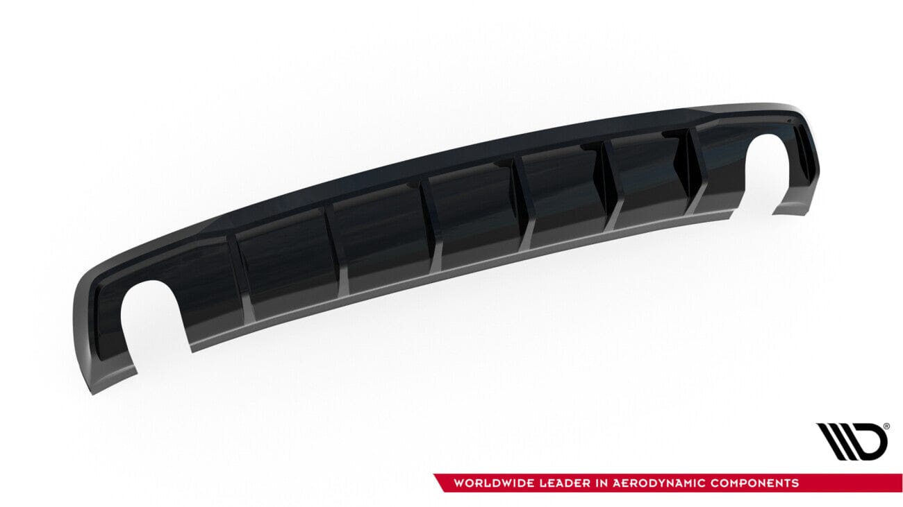 Audi A3 8V Limousine Vorfacelift Heck Diffusor Ansatz (Einzelauspuff links-Rechts) Maxton Design 