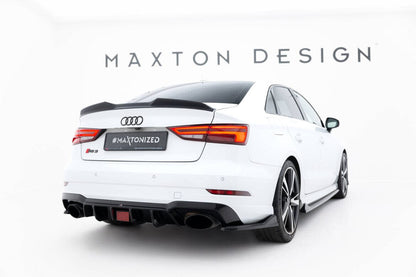 Audi A3 8V S-Line Facelift Limousine 3D Heck Spoiler Maxton Design 