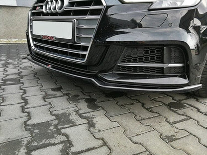 Audi A3 8V S-Line Facelift Limousine Frontspoiler - Frontlippe V.2 Maxton Design 