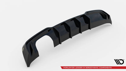 Audi A3 8V S-Line Sportback Facelift Diffusor (Doppelauspuff Links) Maxton Design 