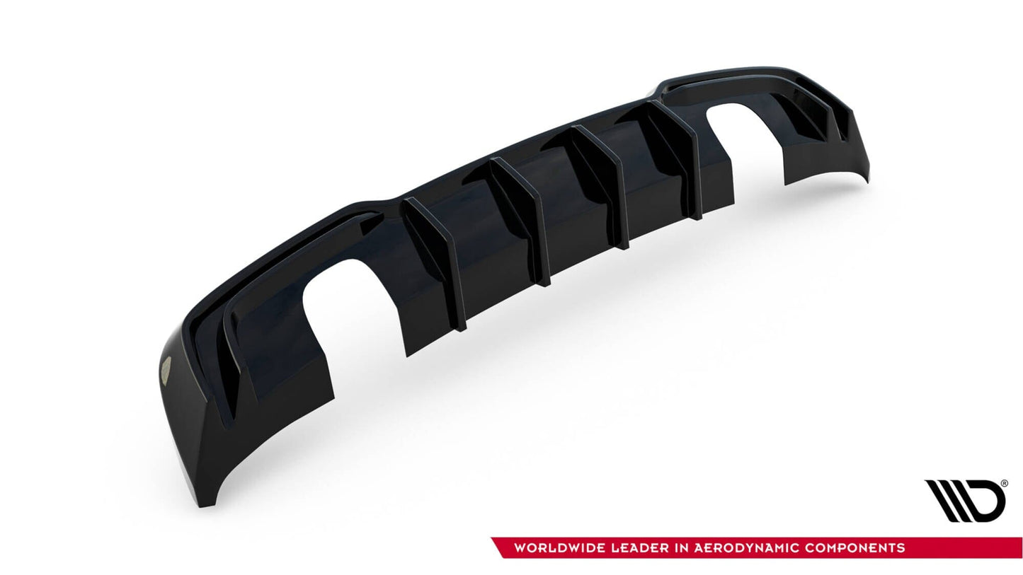 Audi A3 8V S-Line Sportback Facelift Diffusor (Einzelauspuff Links+Rechts) Maxton Design 