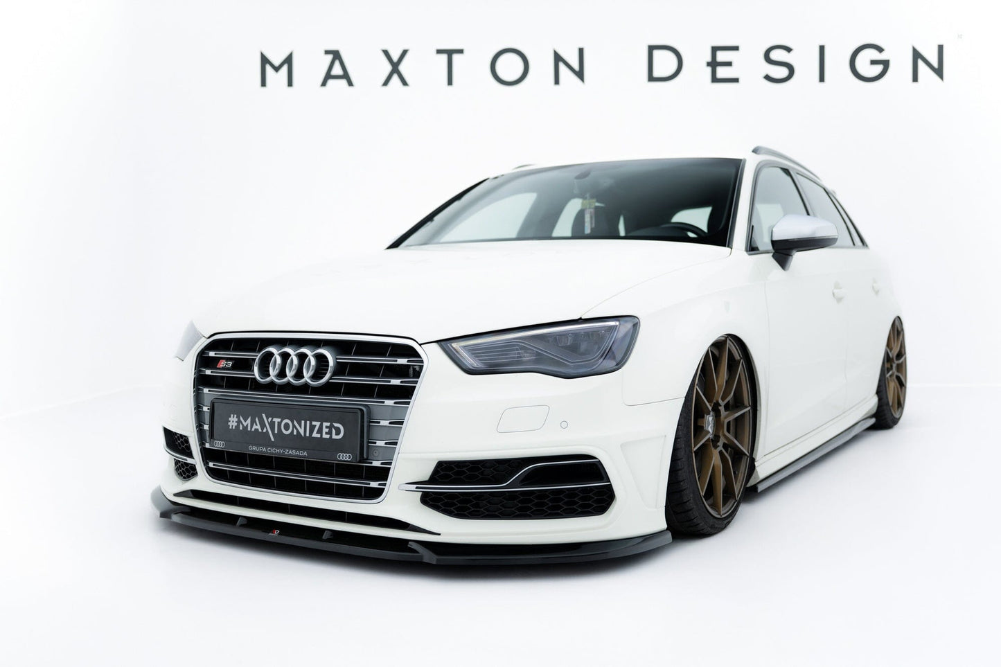 Audi A3 8V S-Line Sportback Frontspoiler - Frontlippe V.2 Maxton Design 