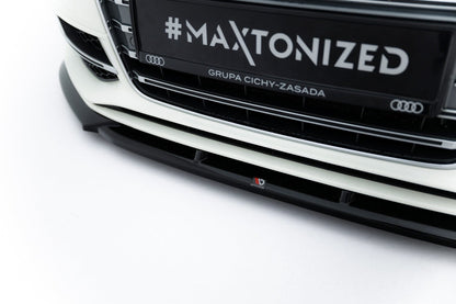 Audi A3 8V S-Line Sportback Frontspoiler - Frontlippe V.2 Maxton Design 