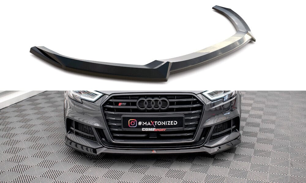 Audi A3 8V S-Line Sportback Frontspoiler - Frontlippe V.3 Maxton Design 