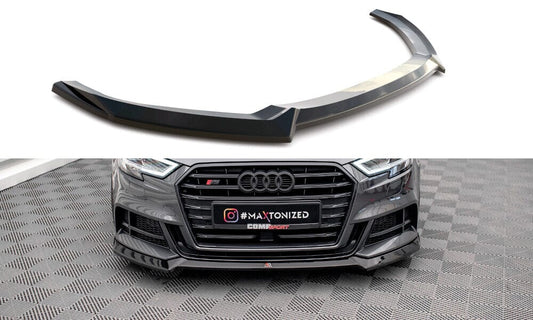 Audi A3 8V S-Line Sportback Frontspoiler - Frontlippe V.3 Maxton Design 