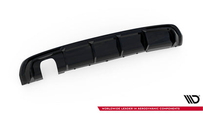 Audi A3 8V S-Line Sportback Vorfacelift Diffusor (Einzelauspuff Links) Maxton Design 