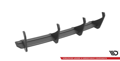 Audi A3 8V Sportback Vorfacelift Street Pro Heckschürze Ansatz Diffusor Rot Maxton Design 