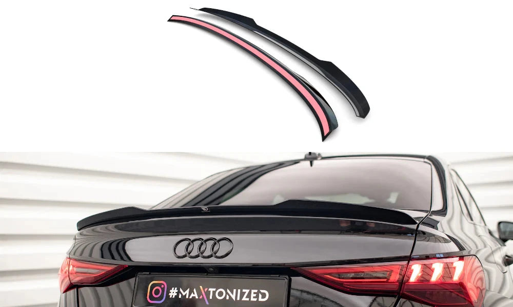 Audi A3 8Y Facelift Limousine Heck Spoiler Maxton Design 