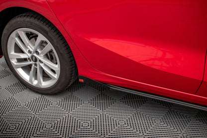 Audi A3 8Y Facelift Limousine Seitenschweller Flaps Maxton Design 