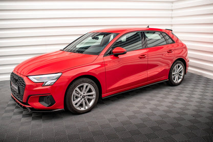 Audi A3 8Y Facelift Limousine Seitenschweller Maxton Design 