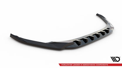 Audi A3 8Y Limousine Voracelift Frontspoiler - Frontlippe V.1 Maxton Design 