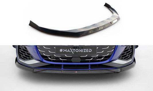 Audi A3 8Y S-Line Facelift Limousine Frontspoiler - Frontlippe V.3 Maxton Design 
