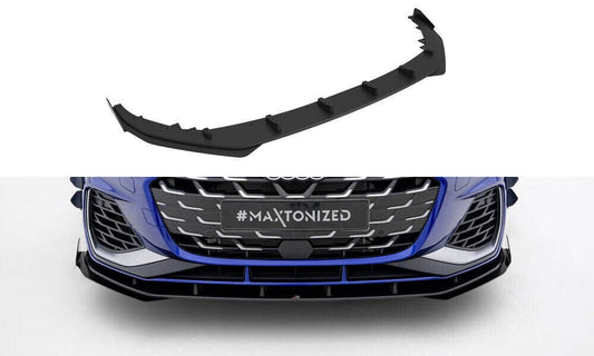 Audi A3 8Y S-Line Facelift Limousine Street Pro Splitter + Flaps V.1 Maxton Design 