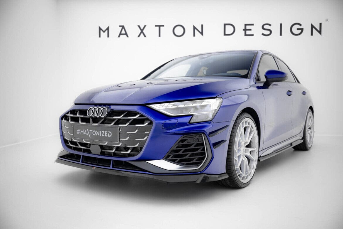 Audi A3 8Y S-Line Limousine Facelift Frontspoiler - Frontlippe V.2 Maxton Design 