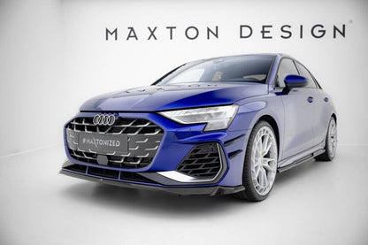 Audi A3 8Y S-Line Limousine Facelift Frontspoiler - Frontlippe V.2 Maxton Design 