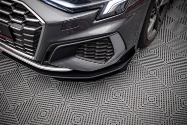 Audi A3 8Y S-Line Limousine Front Stossstange Flaps Maxton Design 