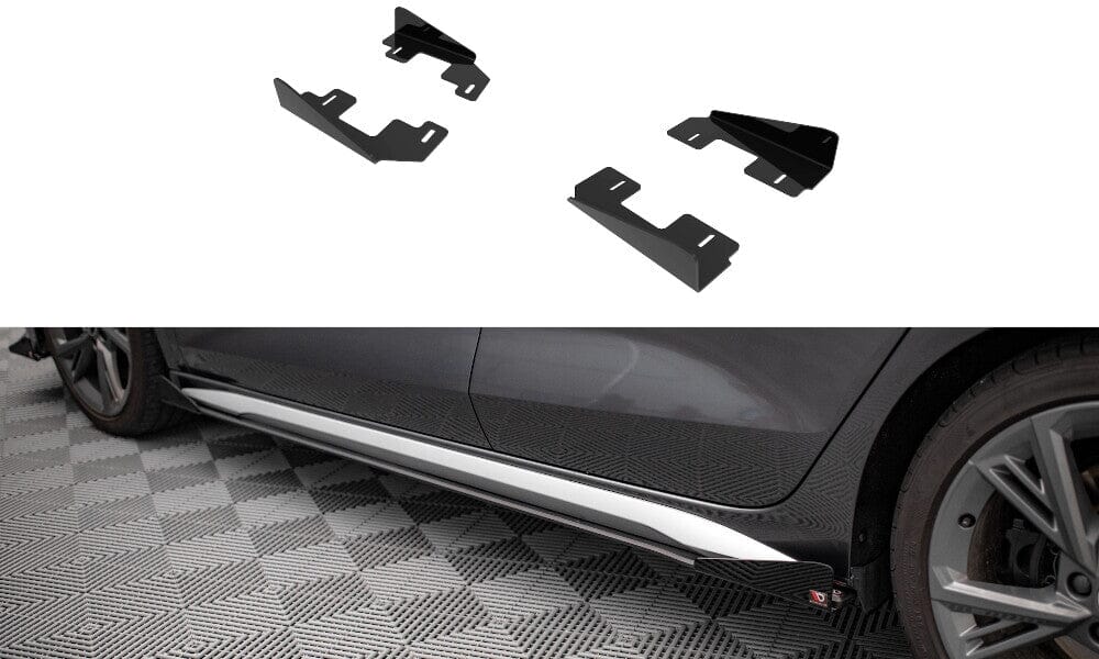 Audi A3 8Y S-Line Limousine Seitenschweller Flaps Maxton Design 