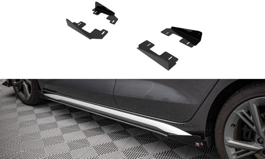 Audi A3 8Y S-Line Limousine Seitenschweller Flaps Maxton Design 