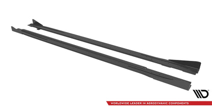 Audi A3 8Y S-Line Limousine Street Pro Seitenschweller - Flaps V.1 Maxton Design 